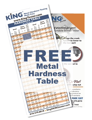 King Tester  Metal Hardness Testing Made Easy